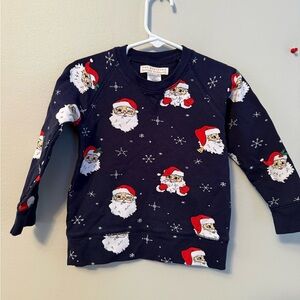 The Beaufort Bonnet Company Navy Santa Crewneck
